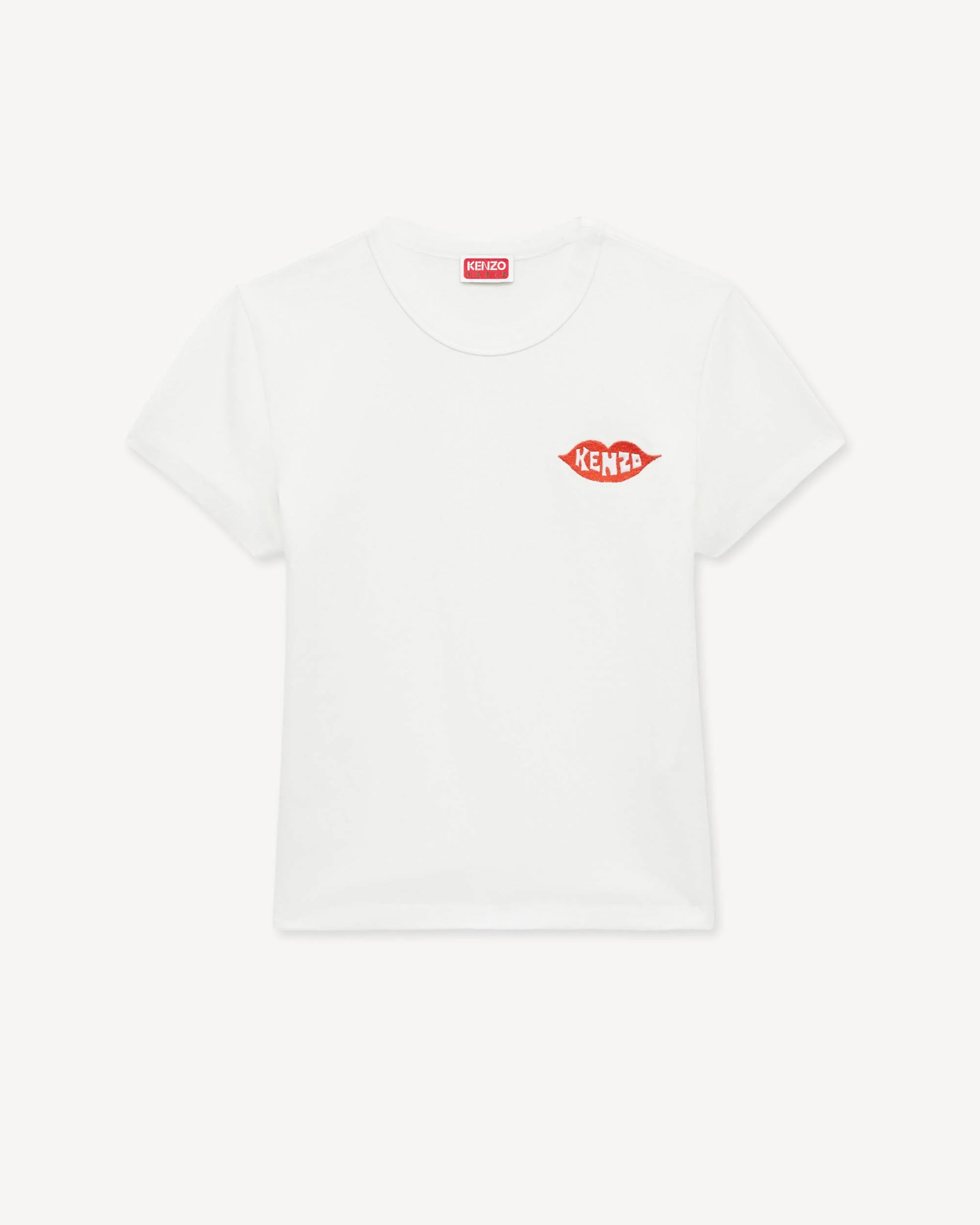 'KENZO Loves' embroidered T-shirt in cotton - 1