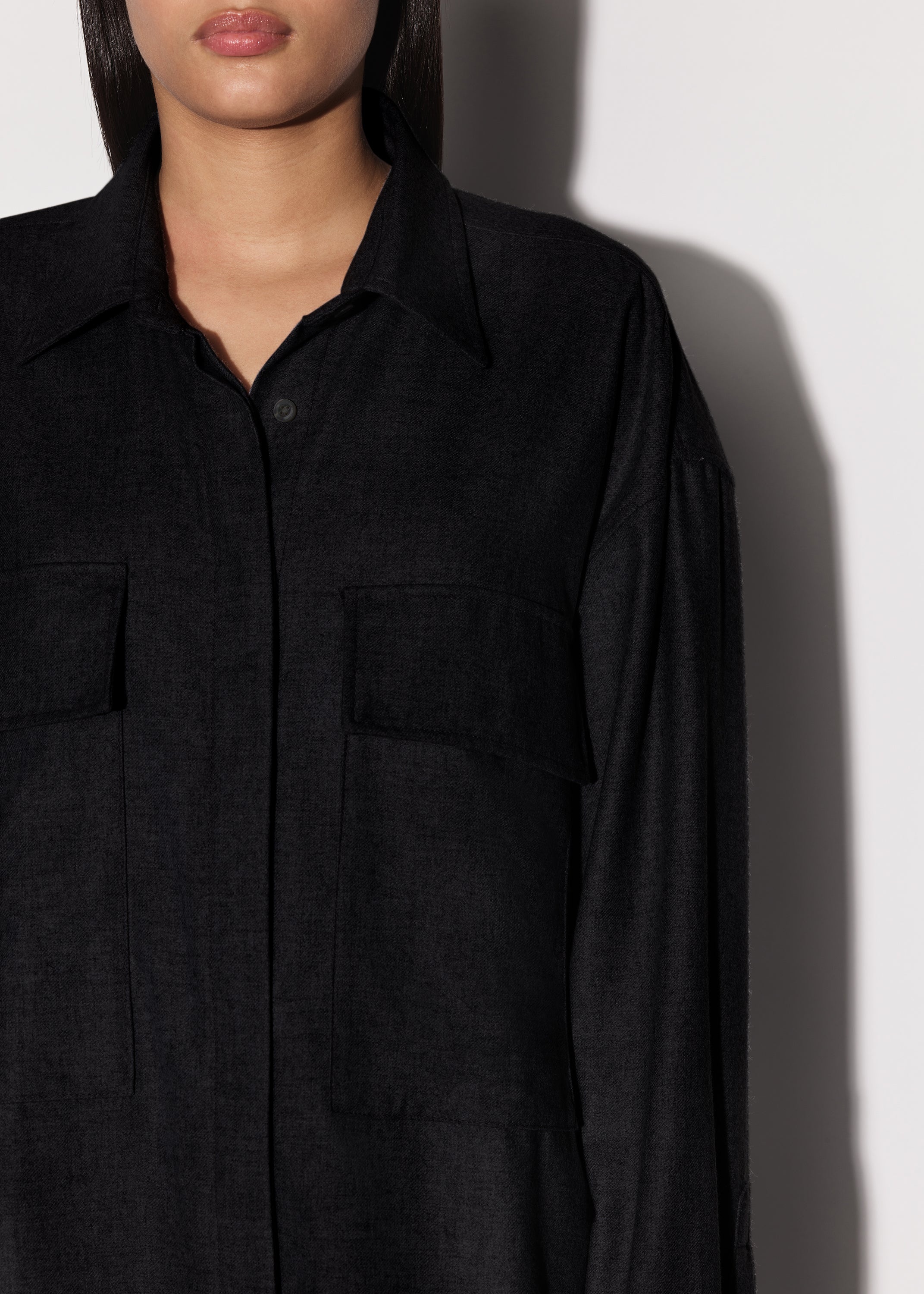 LEATHER WORKWEAR SHIRT - 5