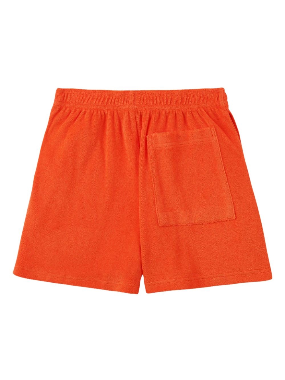 logo-embroidered cotton shorts - 2