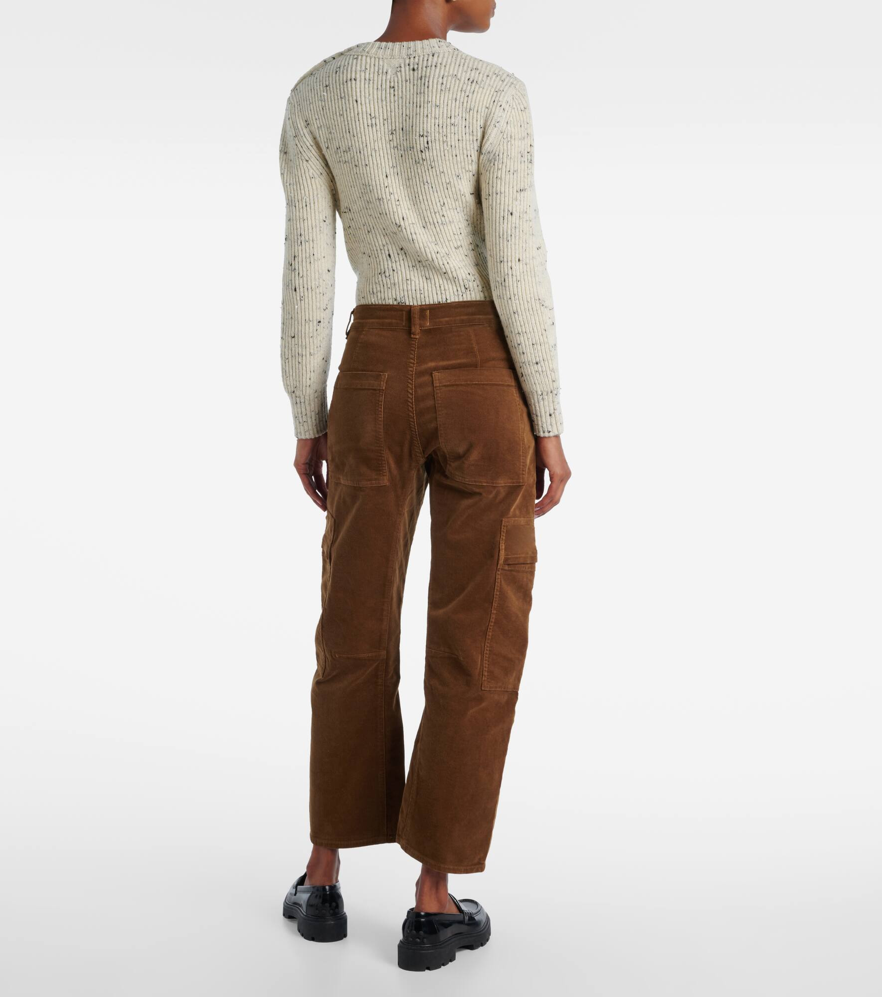Marcelle cotton corduroy cargo pants - 3
