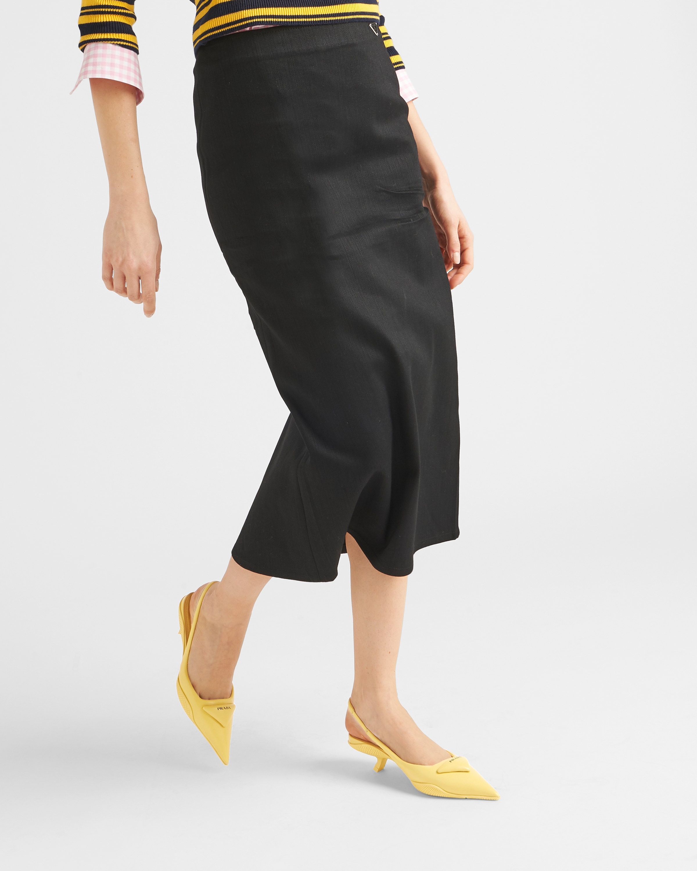 Soft padded leather slingback pumps - 3