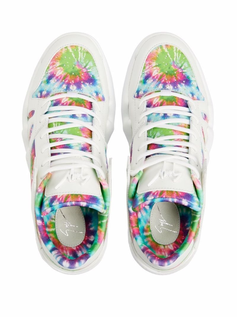 Talon tie-dye panelled sneakers - 4