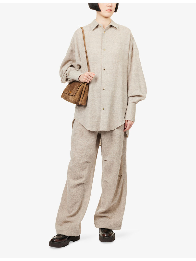 DARKPARK Daisy Wide-Leg Wool Trousers outlook