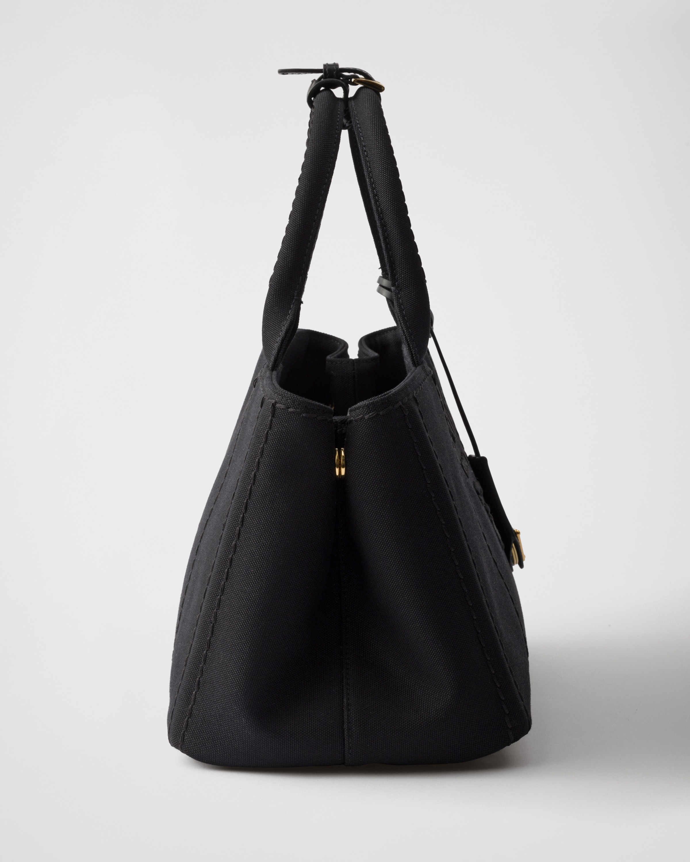 Large cotton canvas handbag - 5