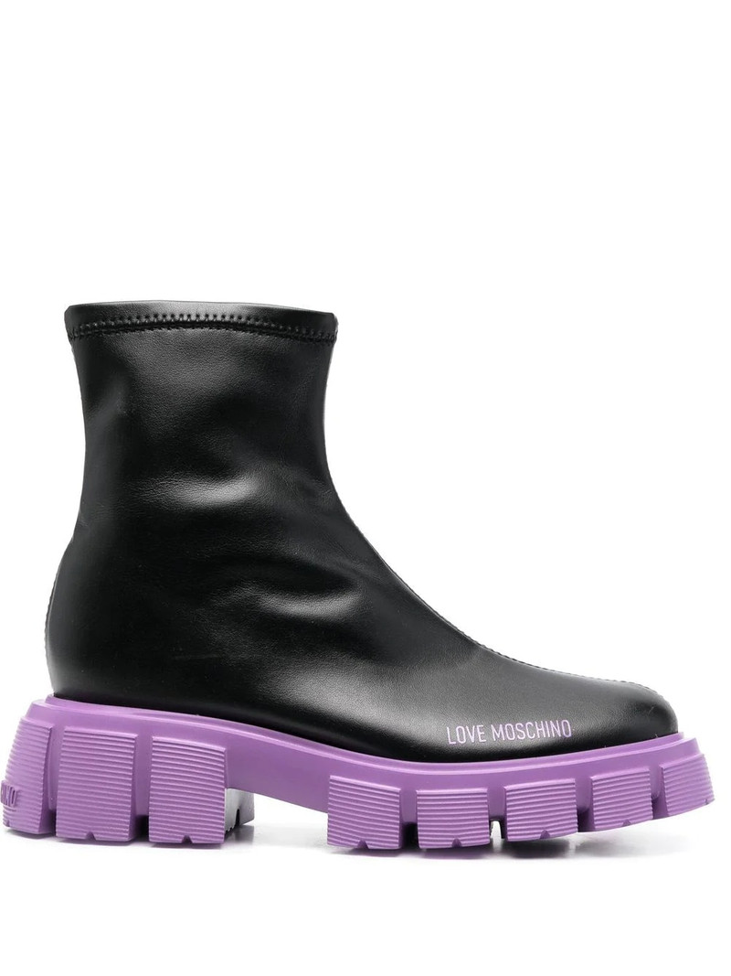lug-sole 50mm 발목 부츠 1