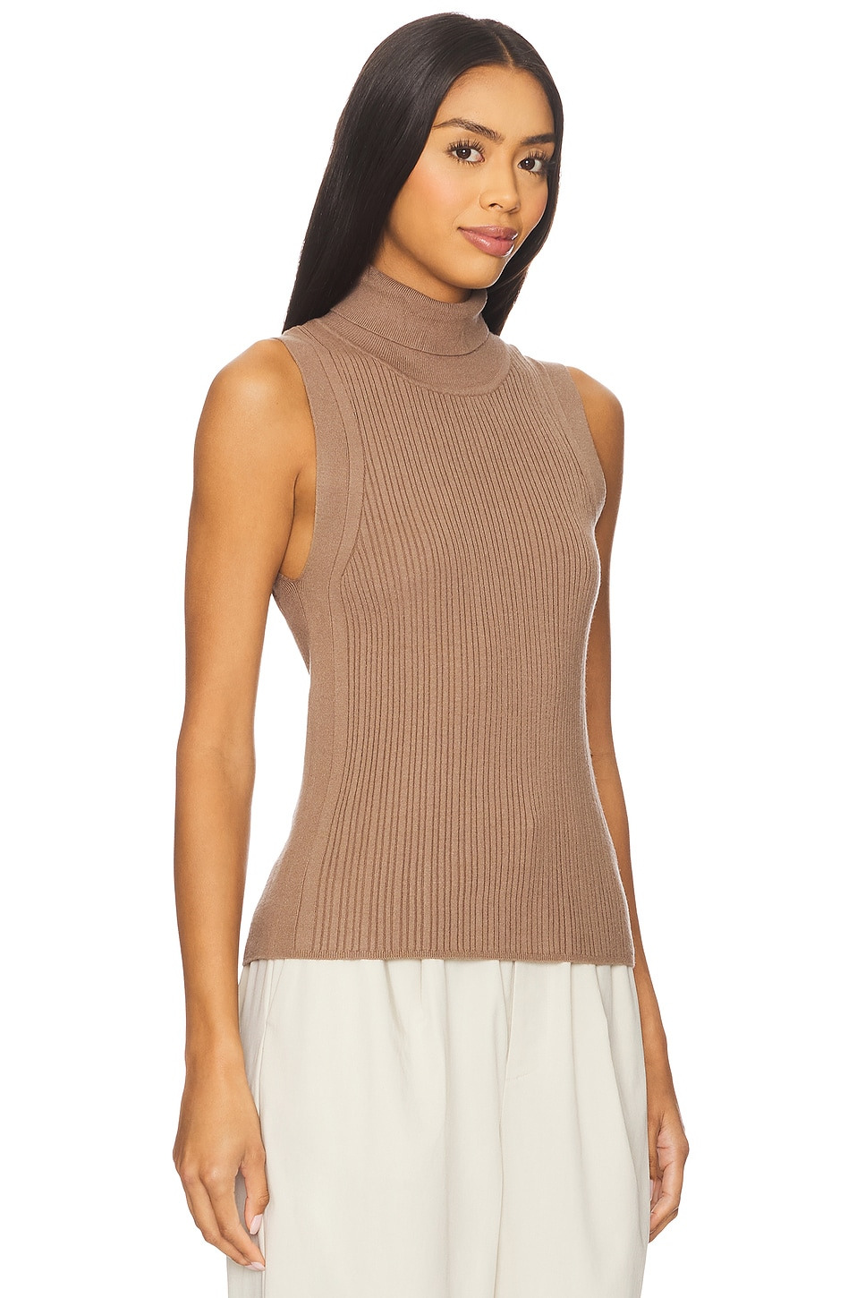 Anastasia Rib Knit Tank Top - 2