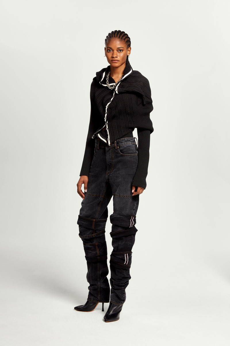 Classic Ruffle Necklace Cardigan 5