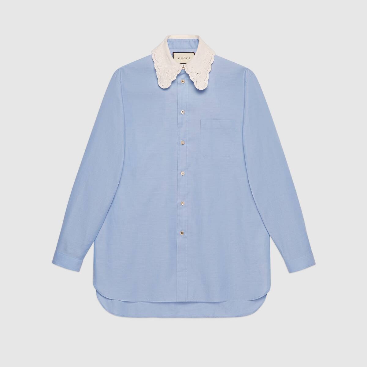 Oxford cotton oversize shirt - 1