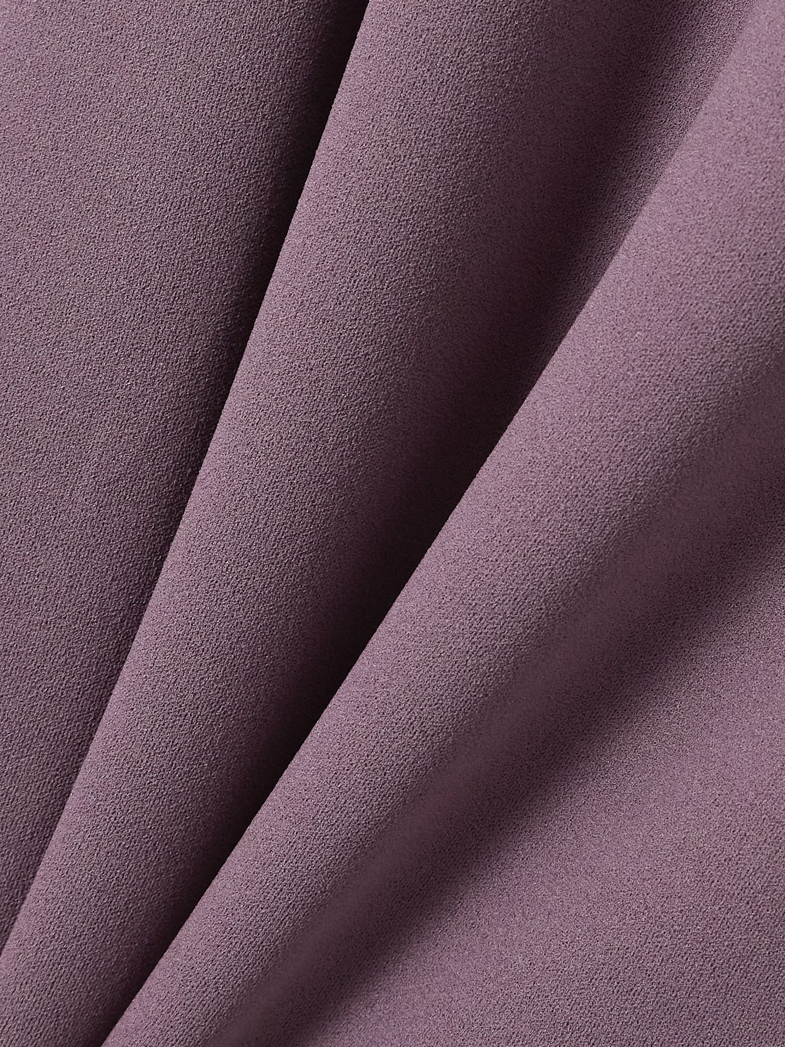 Sabina off-the-shoulder stretch-crepe maxi dress Purple - 4