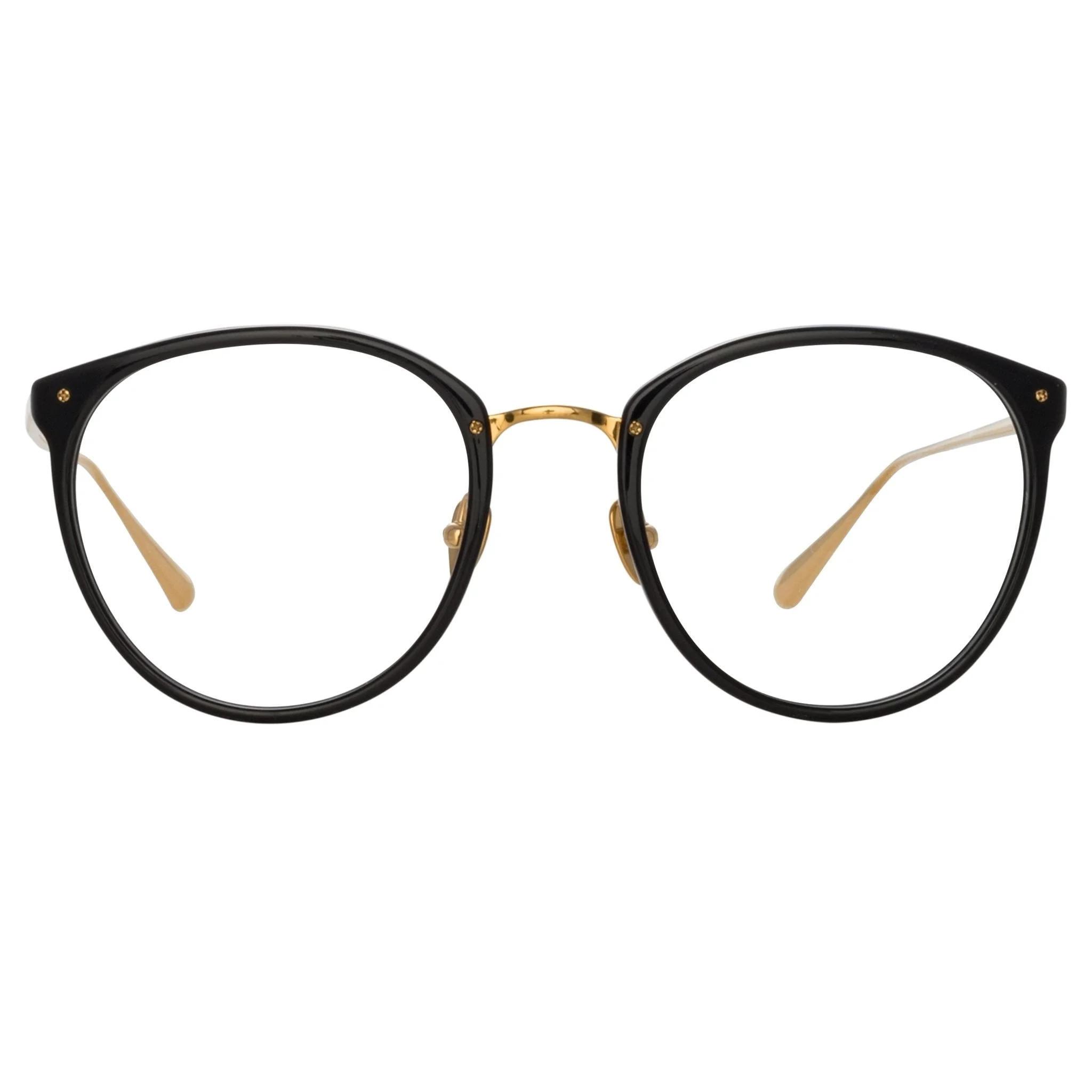 CALTHORPE | 검은 색의 OVAL OPTICAL FRAME (C85) - 1