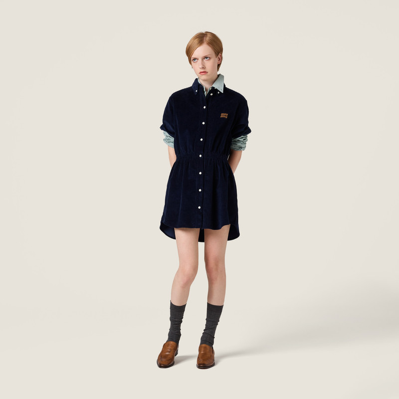 Miu Miu Corduroy dress outlook