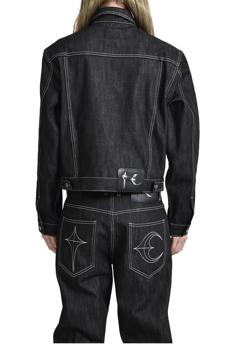 Thug Club LAND WARFARE DENIM JACKET / BLK outlook