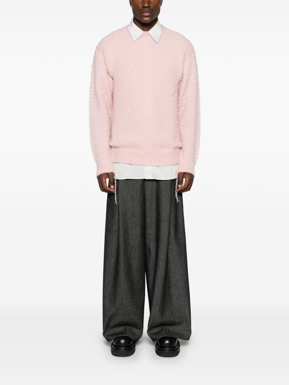 pilled sweater - 2