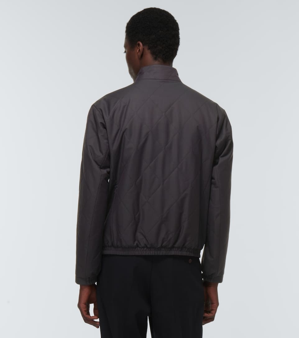 Ferro leather trimmed jacket - 4