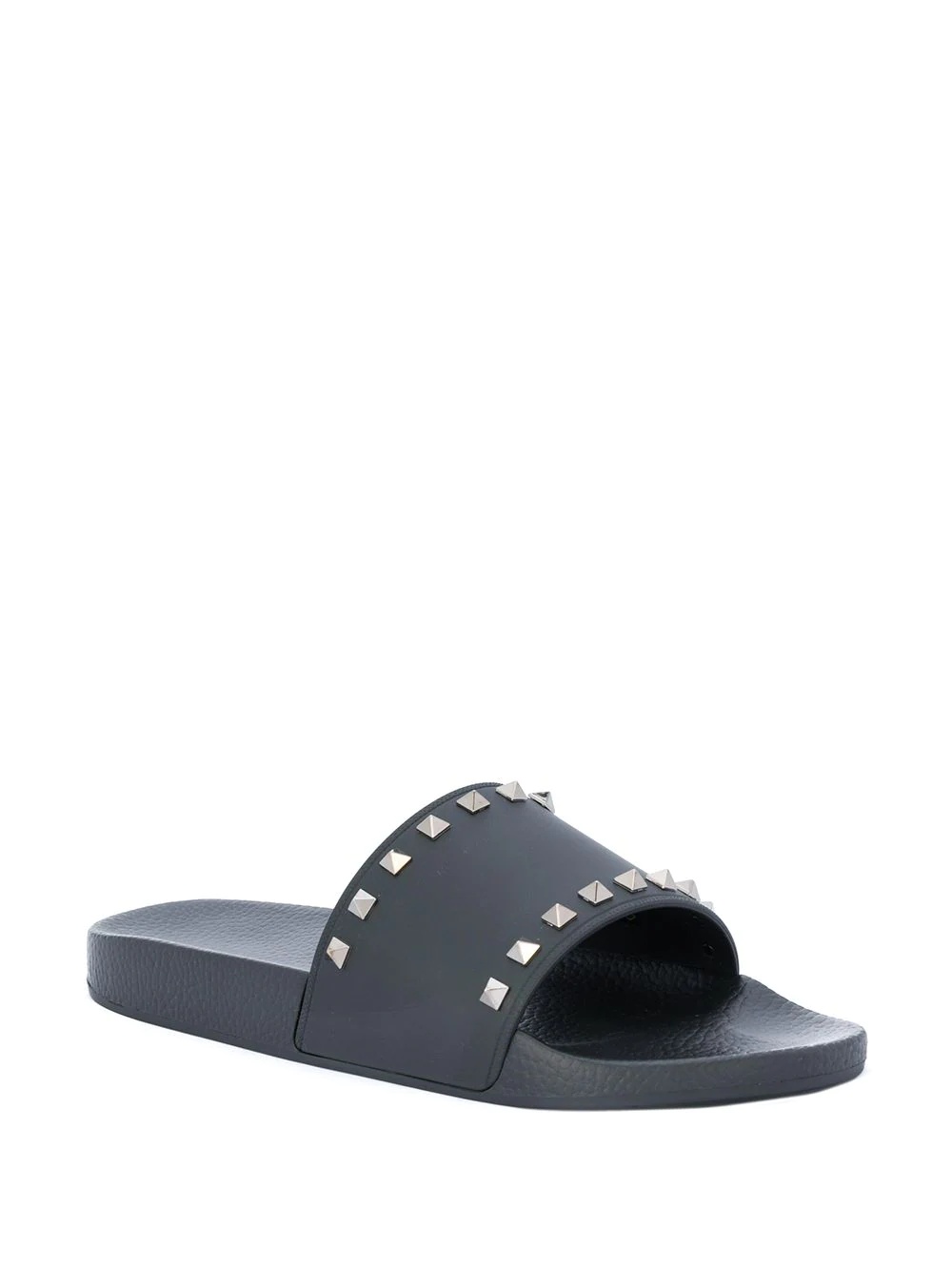 Rockstud-embellished slides - 2