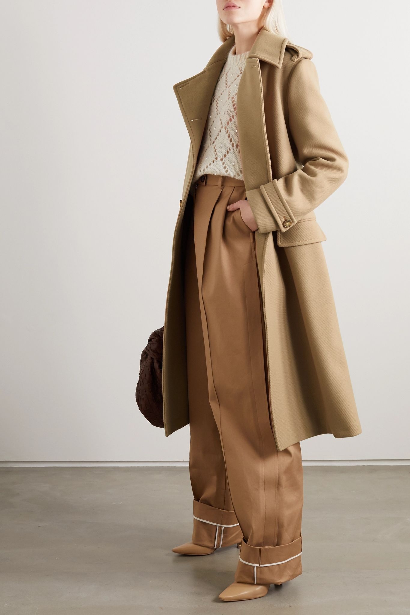 Wool trench coat - 2