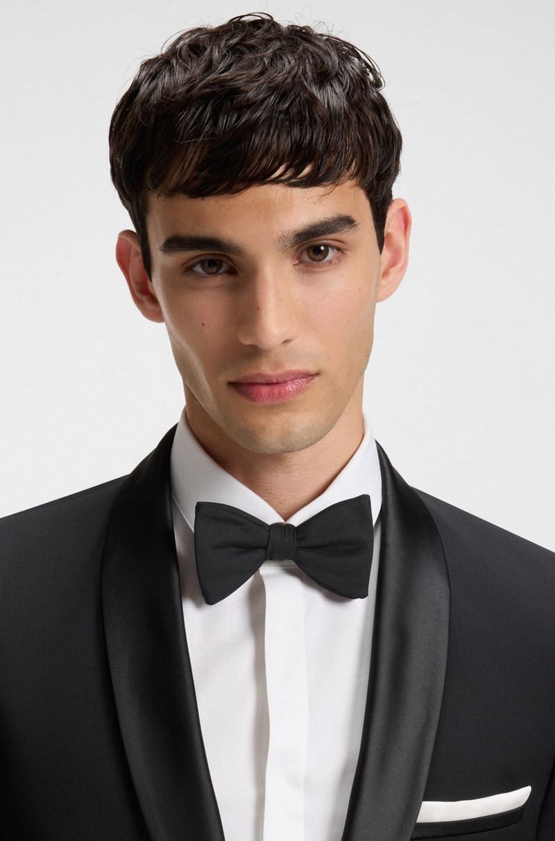 HUGO PRE-TIED BOW TIE IN A SILK BLEND outlook