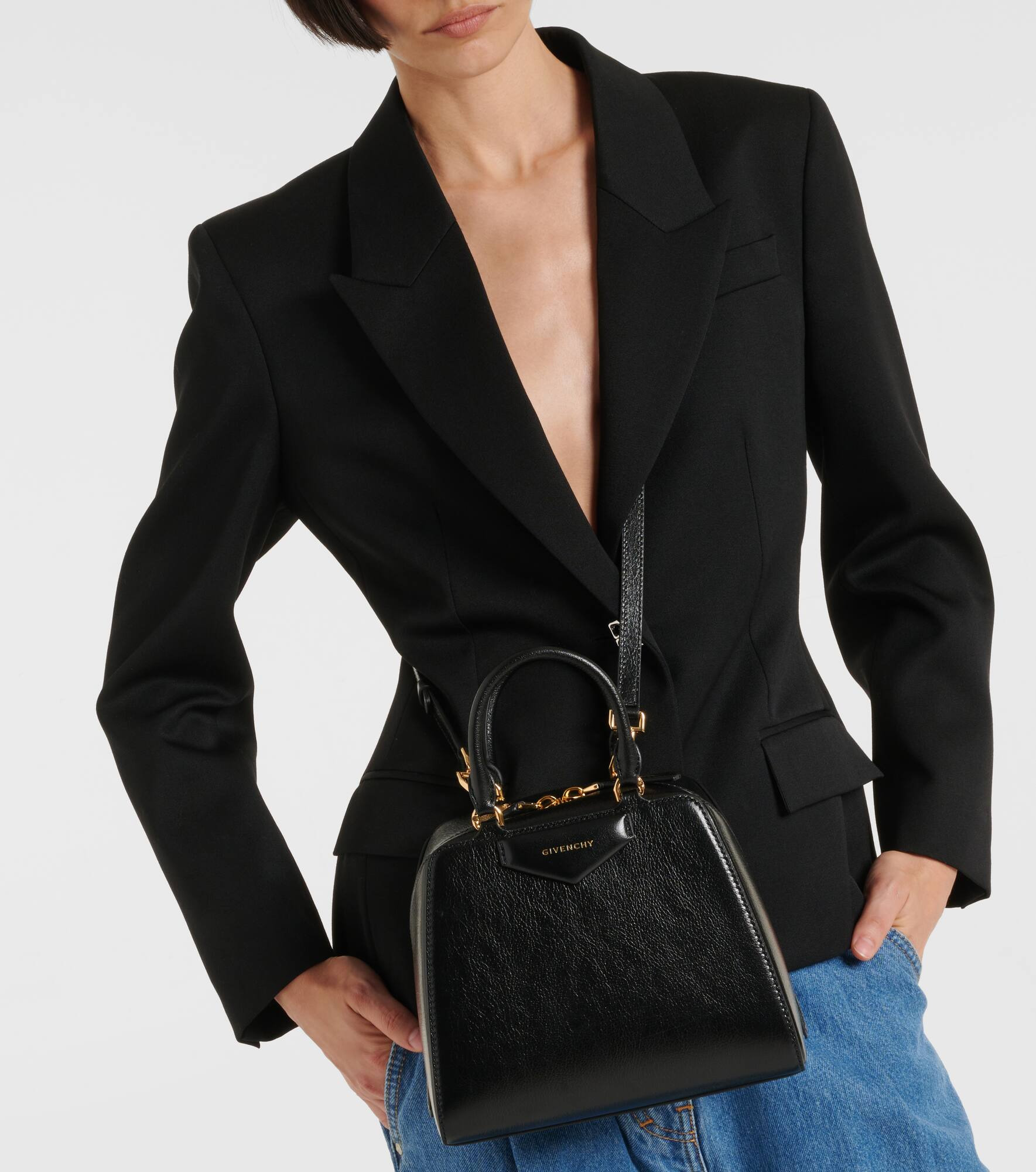 Antigona Cube Mini leather tote bag - 2