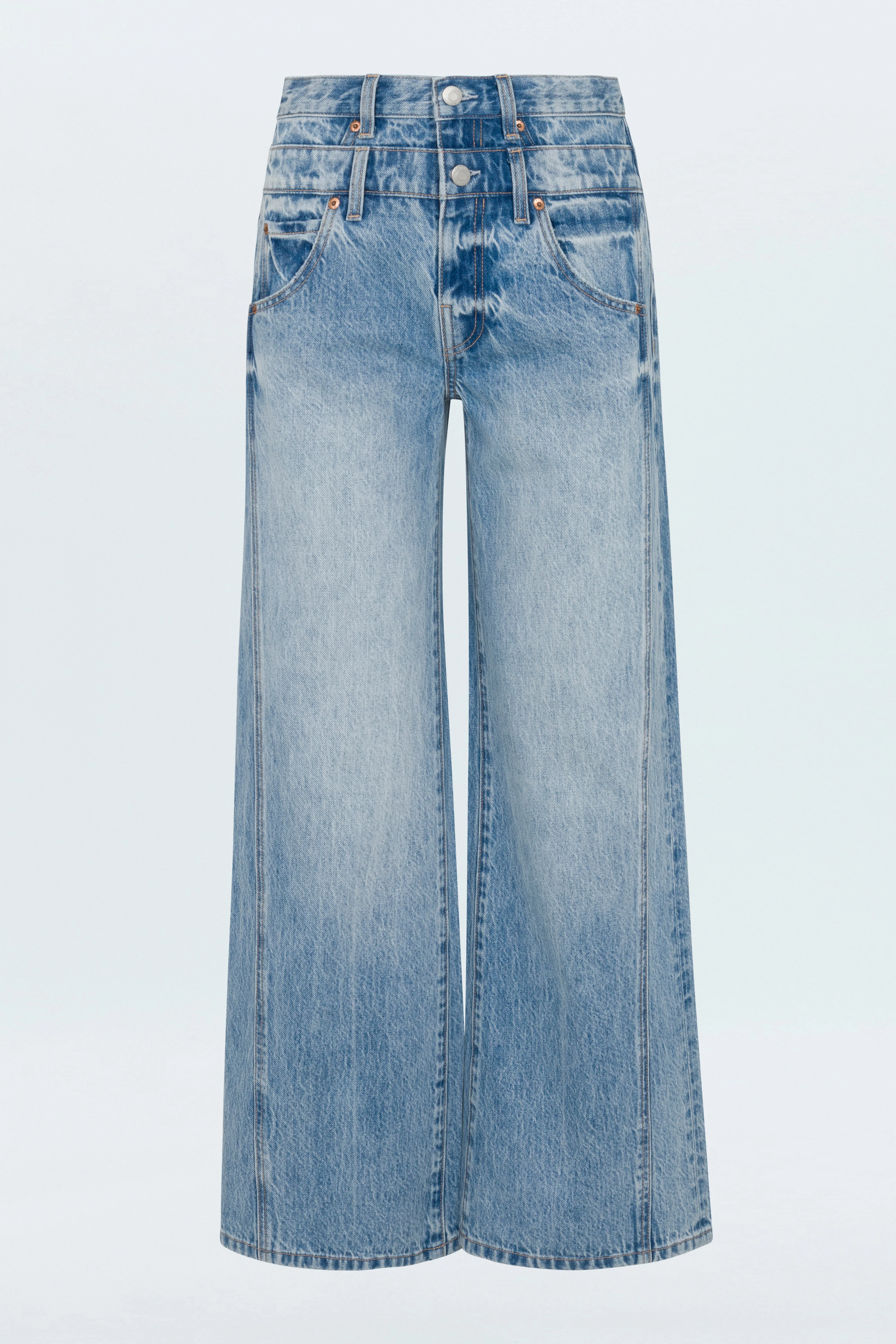 CALEB HIGH RISE STACKED WAIST JEAN - ERA - 1