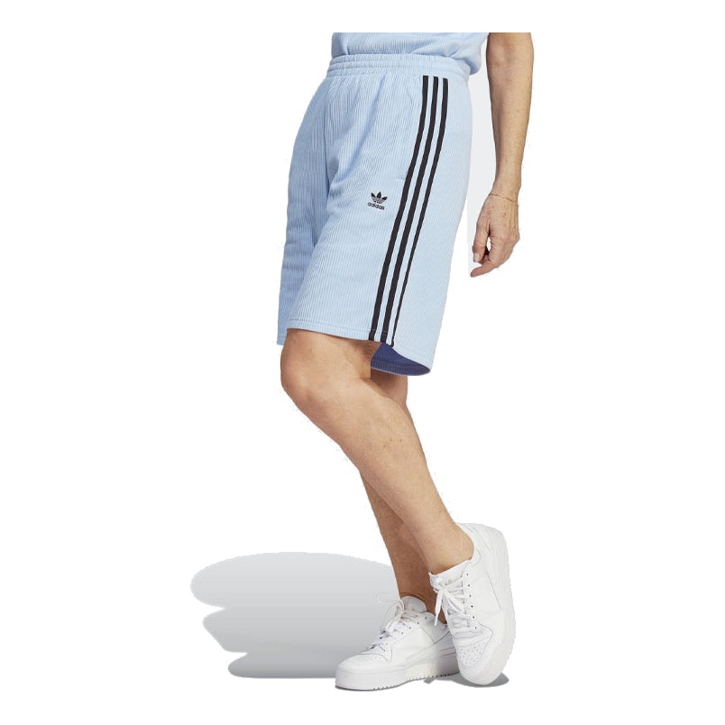 (WMNS) adidas Bermuda Shorts 'Blue' IC5449 - 2