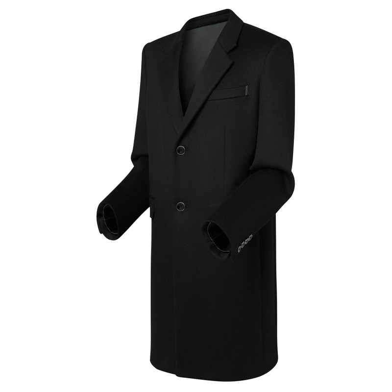 Louis Vuitton Single-Breasted Tailored Cashmere Coat outlook