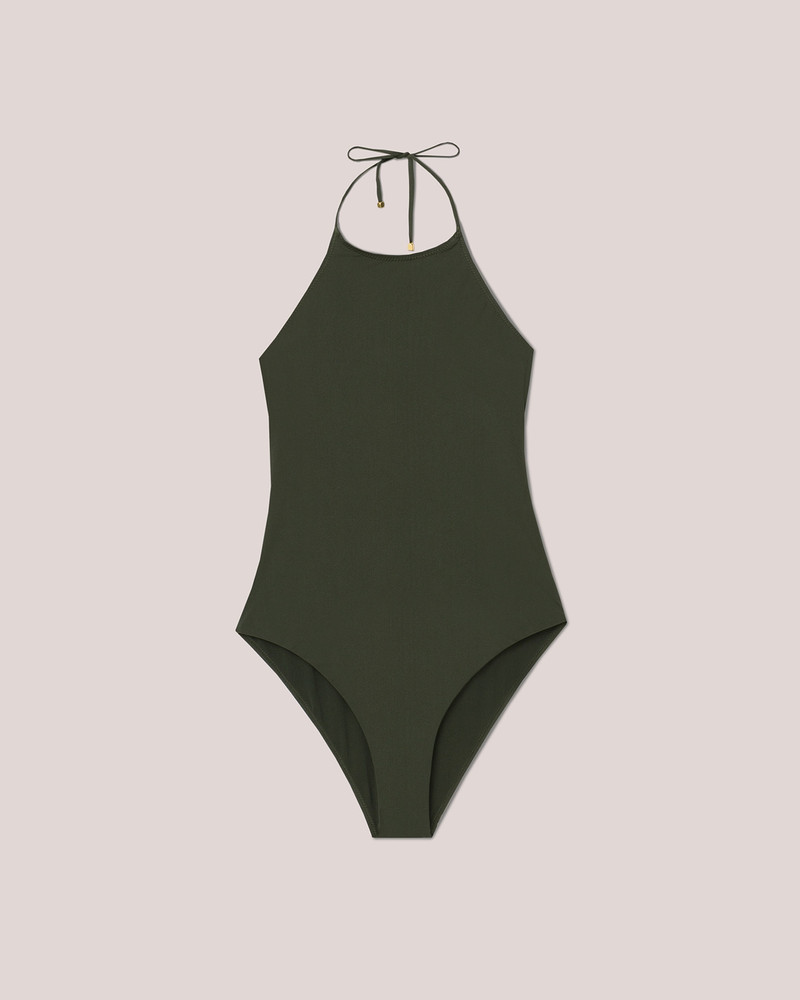 DAYLIN - Shimmer stretch onepiece - Green 1