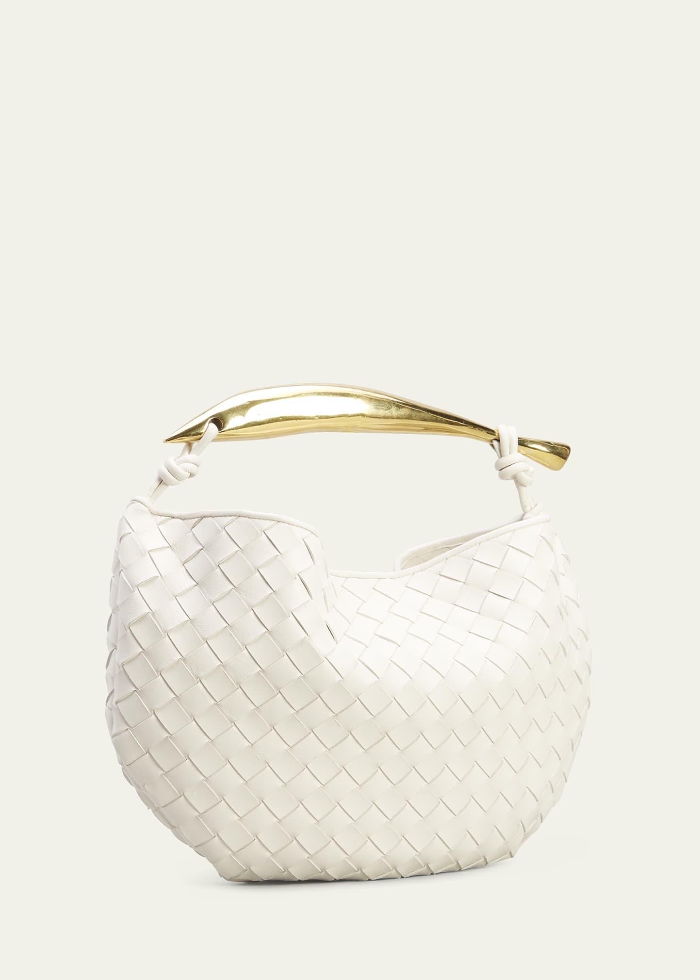 Sardine Intrecciato Napa Top-Handle Bag - 3