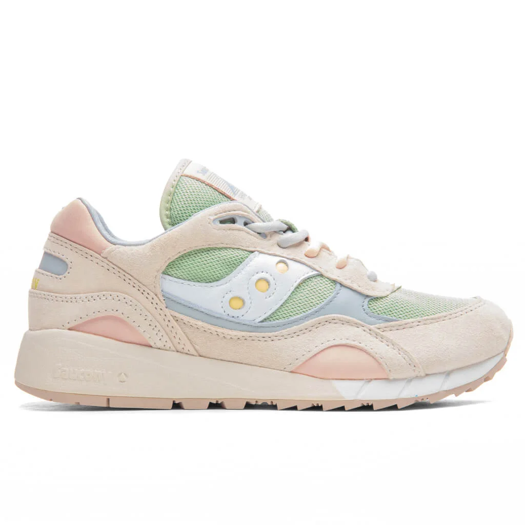 SAUCONY SHADOW 6000 - WHITE/LIGHT GREEN - 1