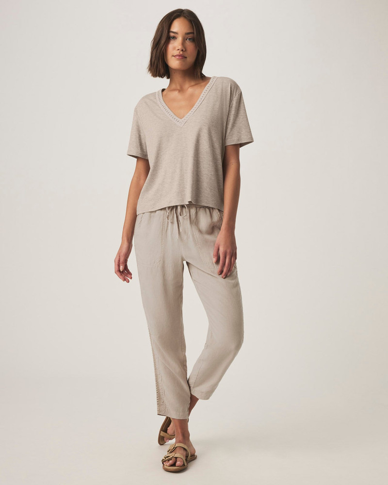 Angie Crochet Straight Leg Pant 3