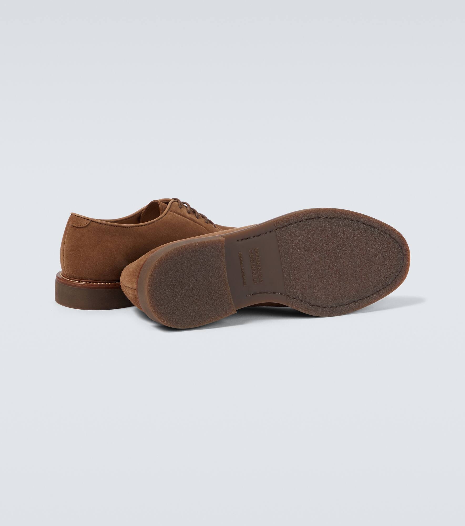 Lace-up leather Derby shoes - 7