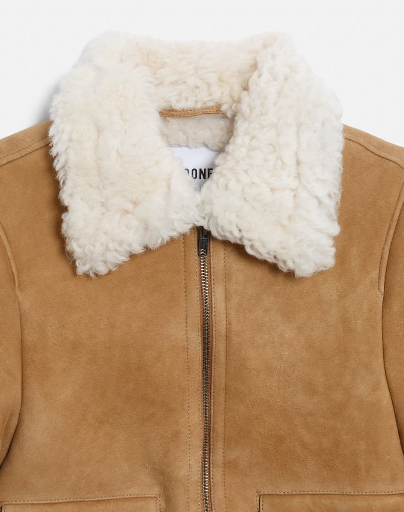 Shearling Bomber - Tobacco 10