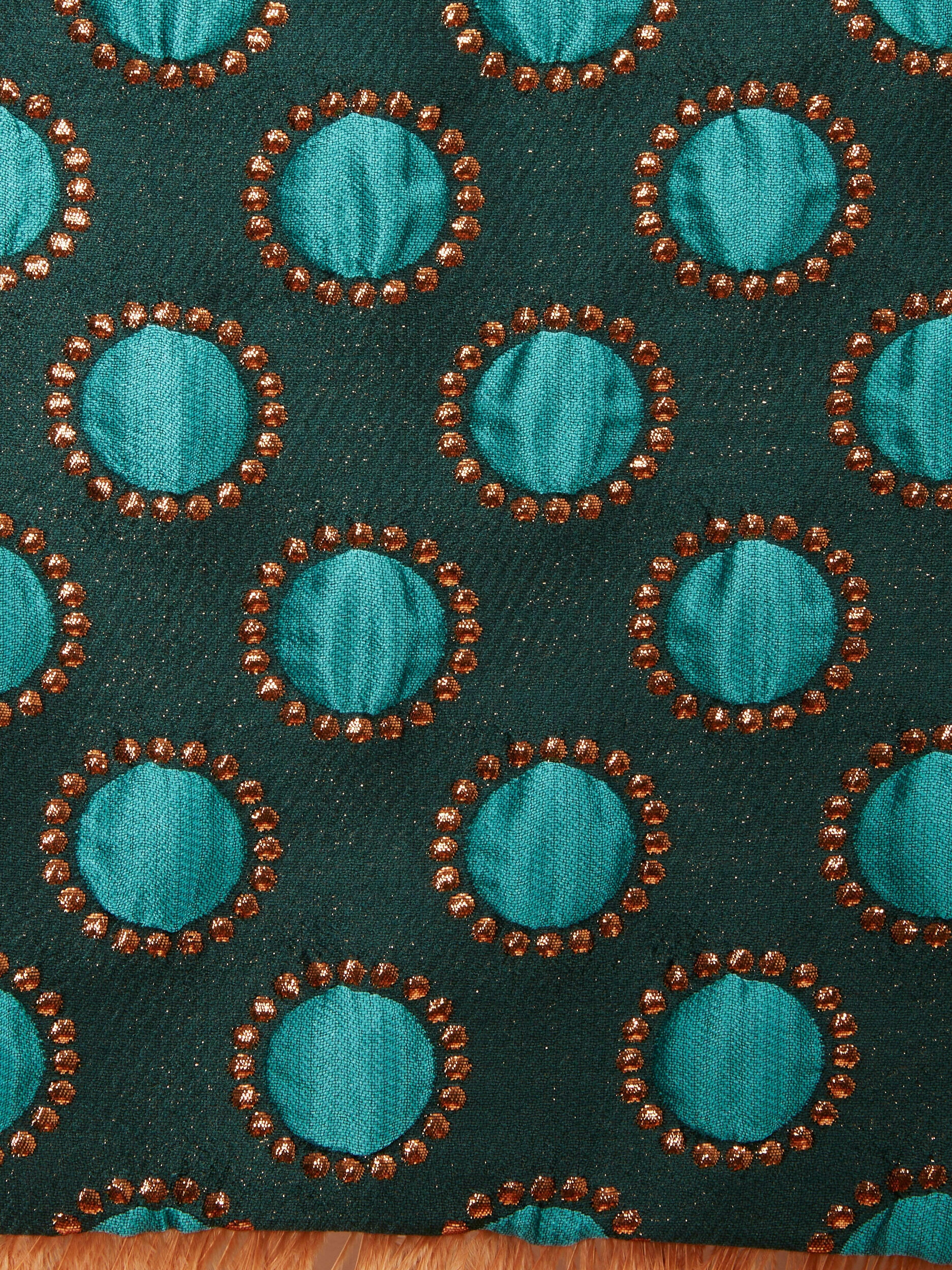 La DoubleJ La Scala Top Jacquard Winter Sun Emerald at Nordstrom - 4
