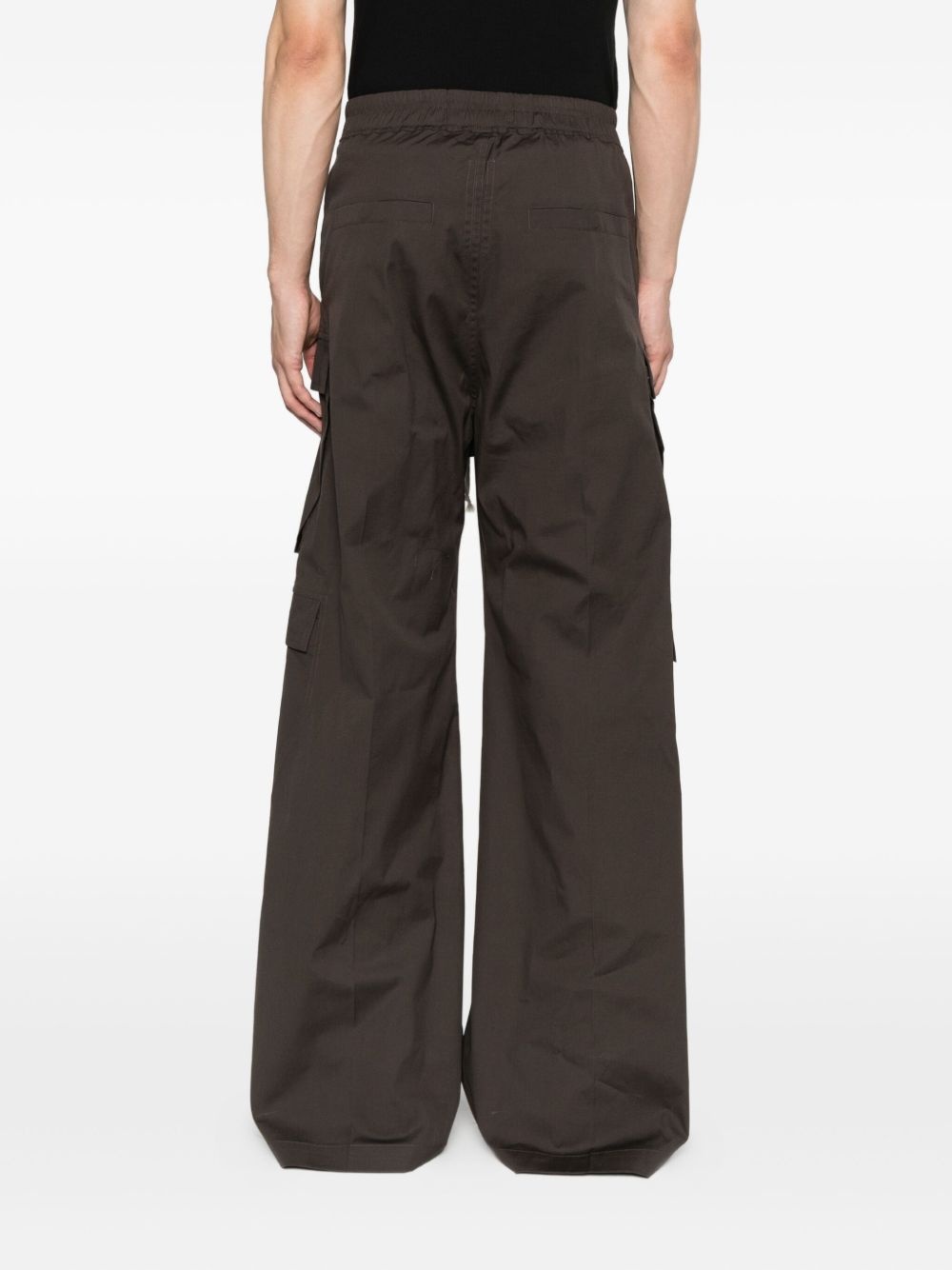 drawstring cargo trousers - 4