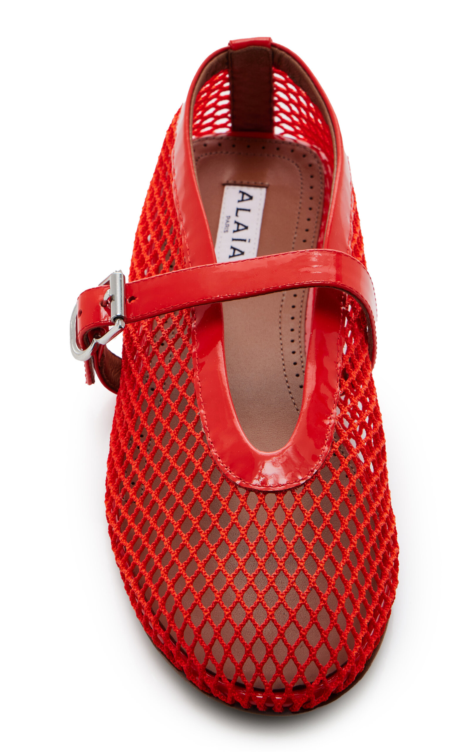 Mesh Ballet Flats red - 3