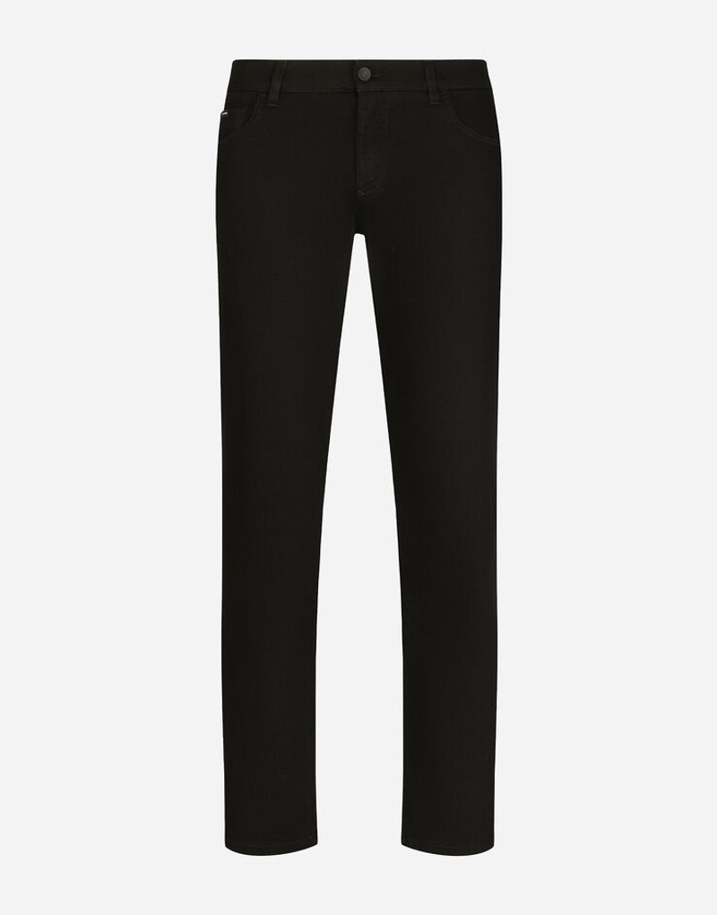 Black slim-fit stretch jeans 3