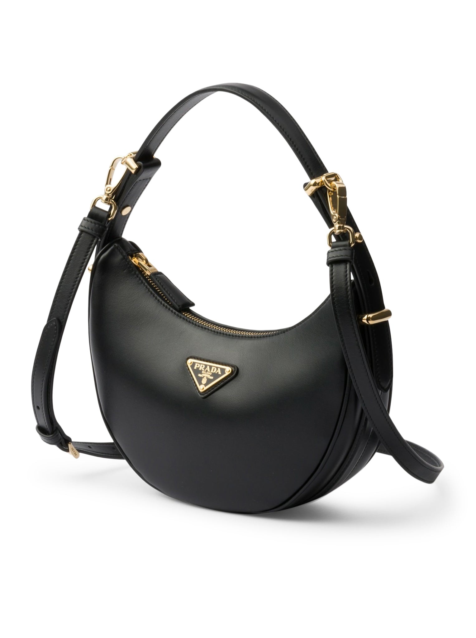 PRADA ARQUÉ SHOULDER BAG IN LEATHER - 4