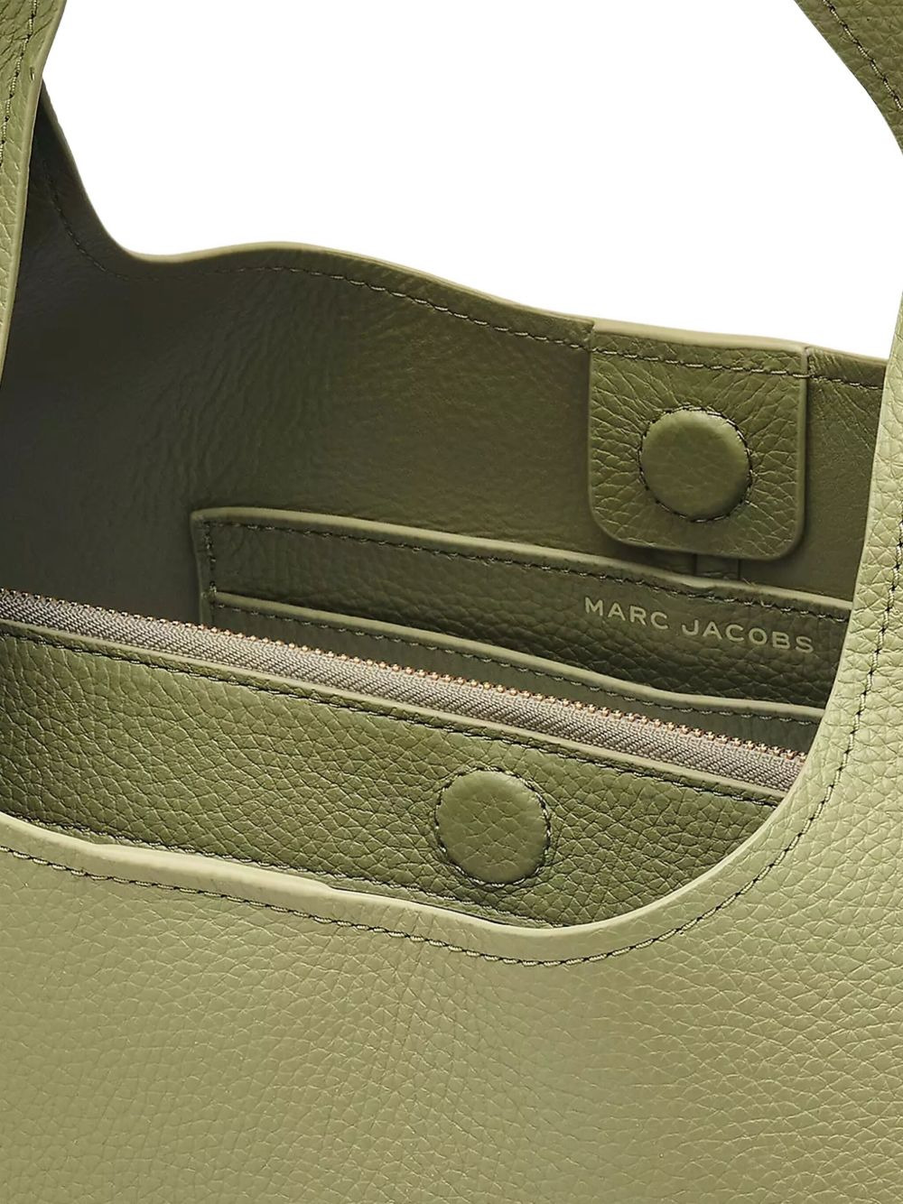 The Sack logo-plaque leather shoulder bag - 4
