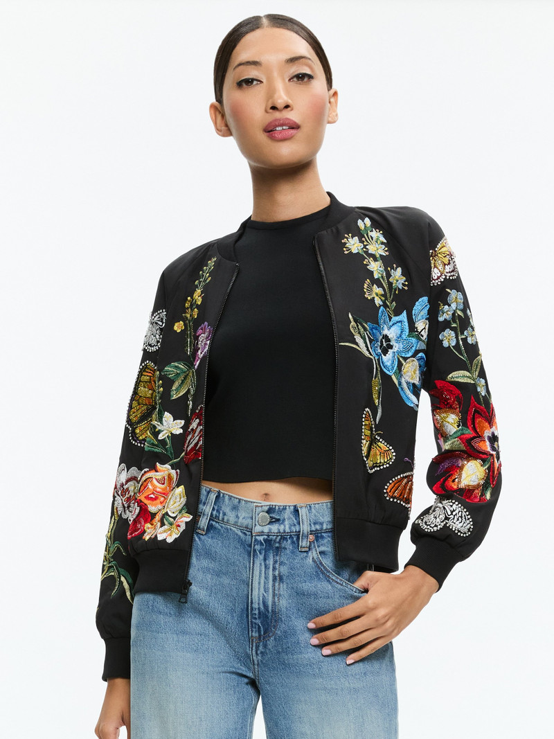 FELISA EMBELLISHED VARSITY JACKET 2