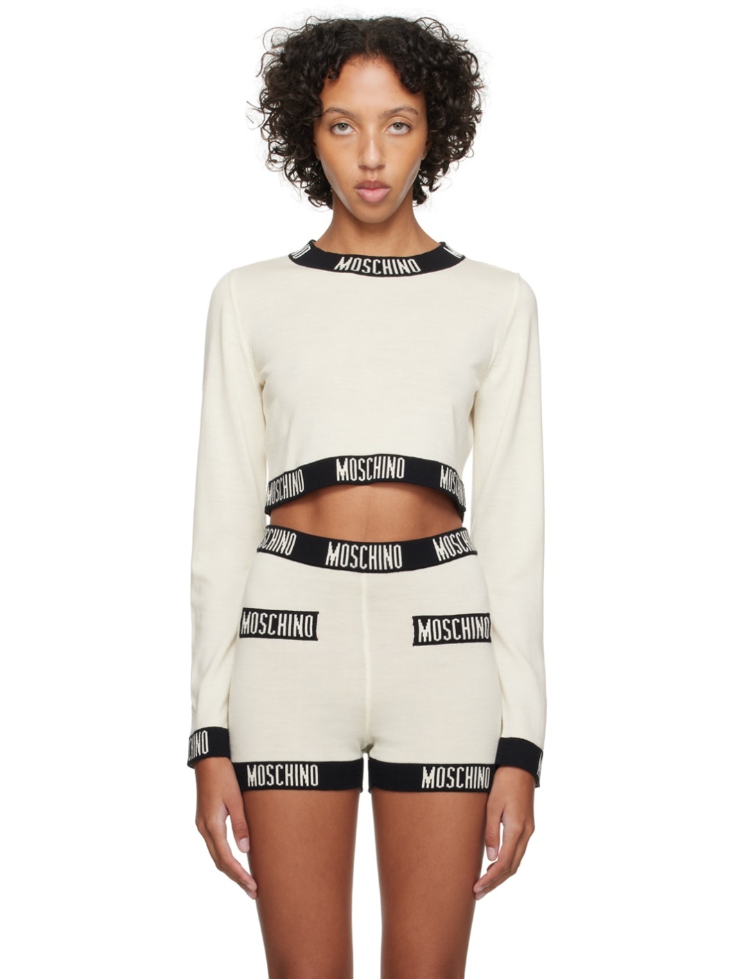 Off-White Jacquard Sweater - 1