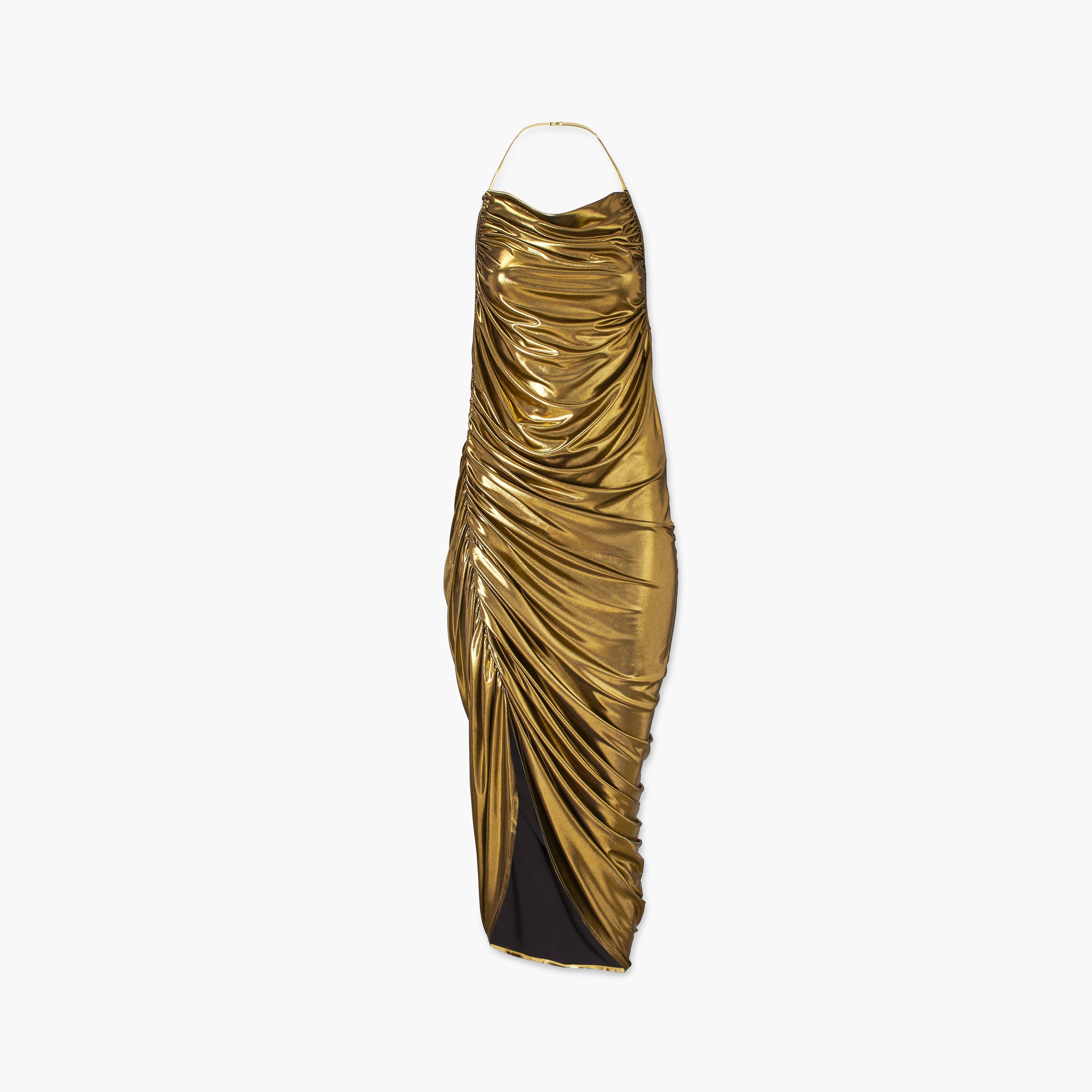 FLUID DRAPED DRESS - 2