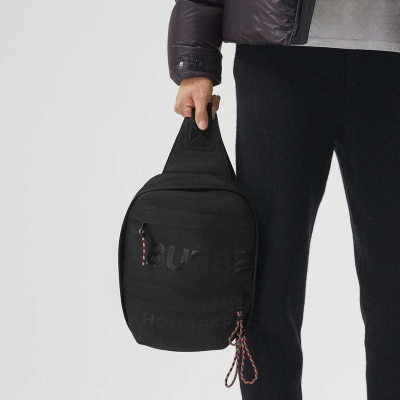 Horseferry Print Coated Canvas Backpack 4