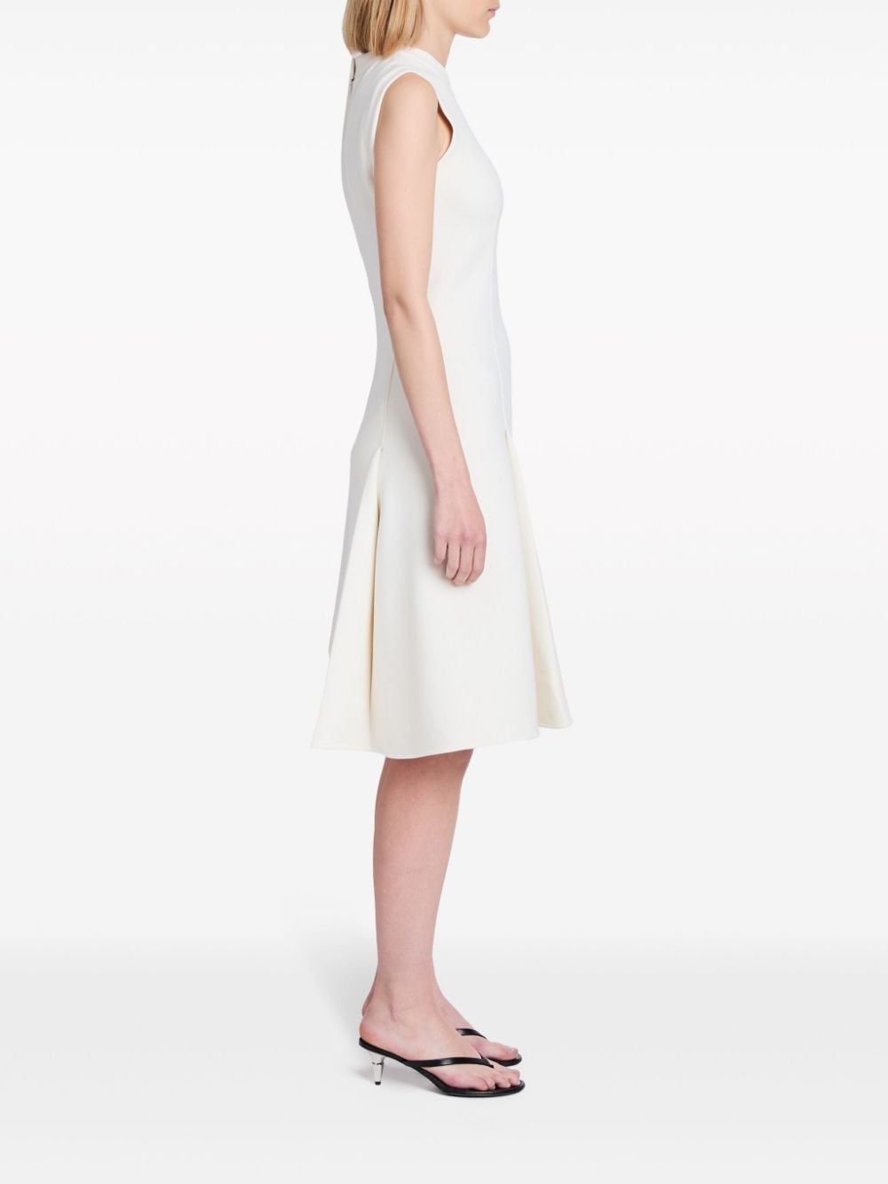 Kara pleat-detail dress - 3