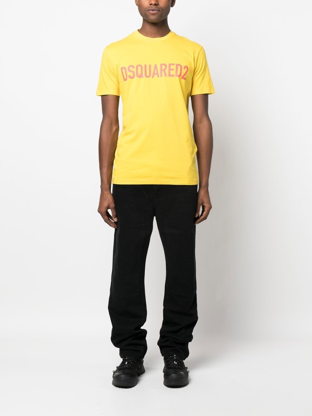 logo-print crew-neck T-shirt - 2