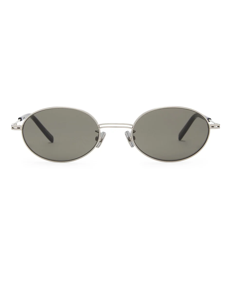 Fine Metal Oval Sunglasses - 1