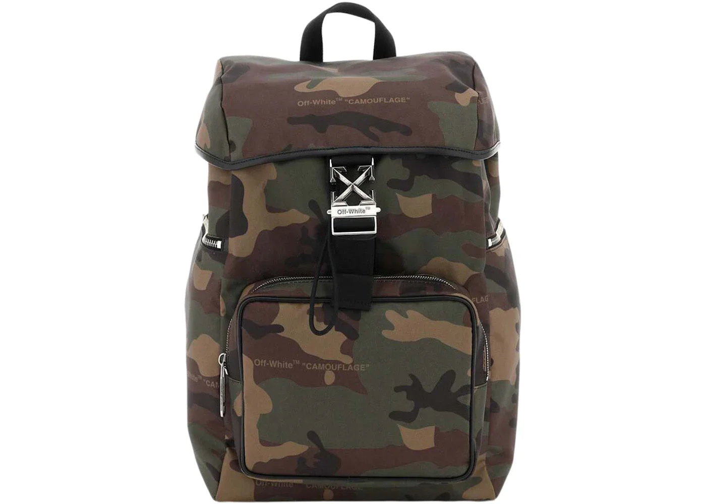 OFF-WHITE Arrow Tuc Backpack Camouflage Multicolor - 1