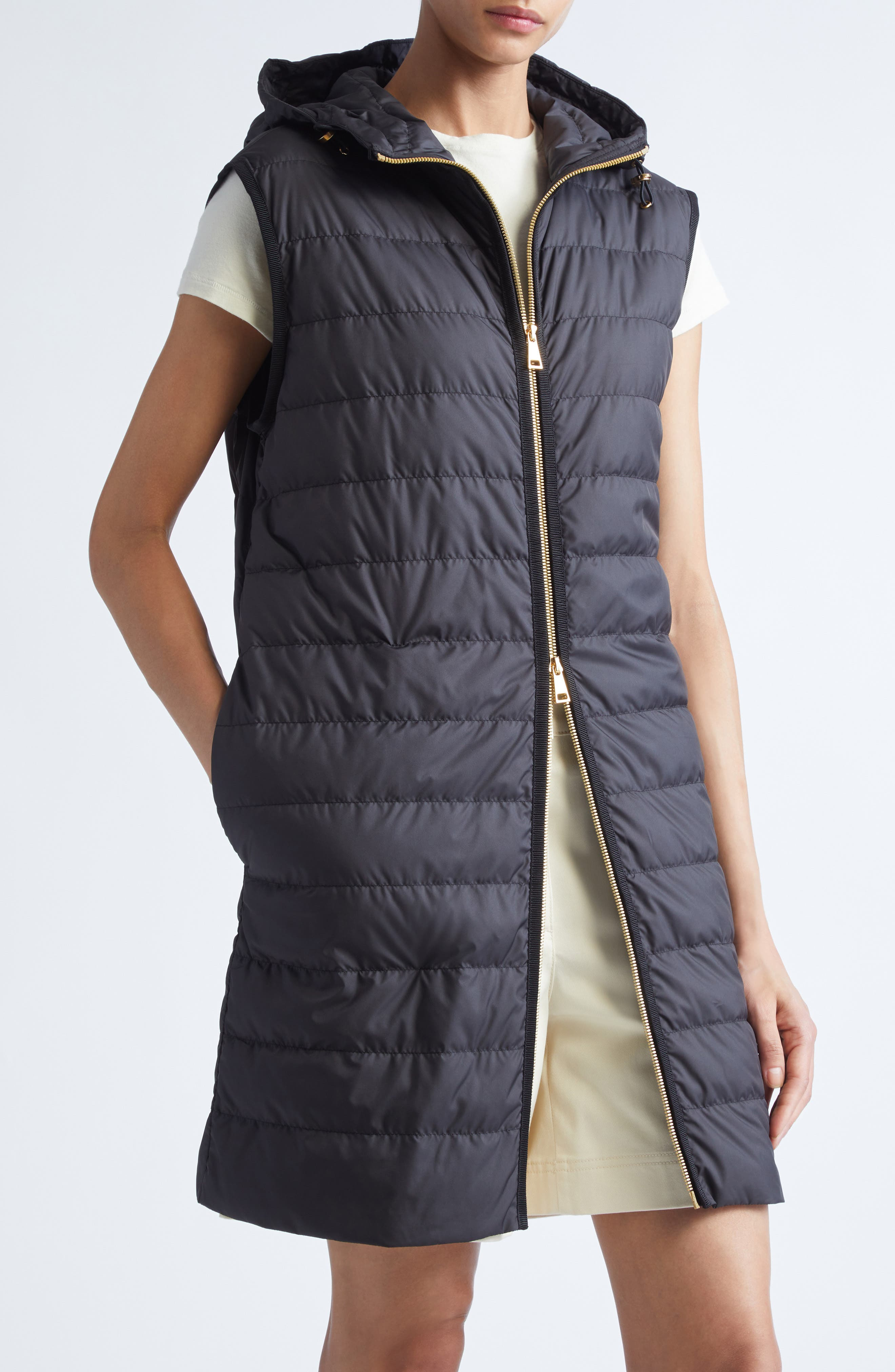 Moncler Sainbel 2-in-1 Down Long Parka in Black at Nordstrom - 3