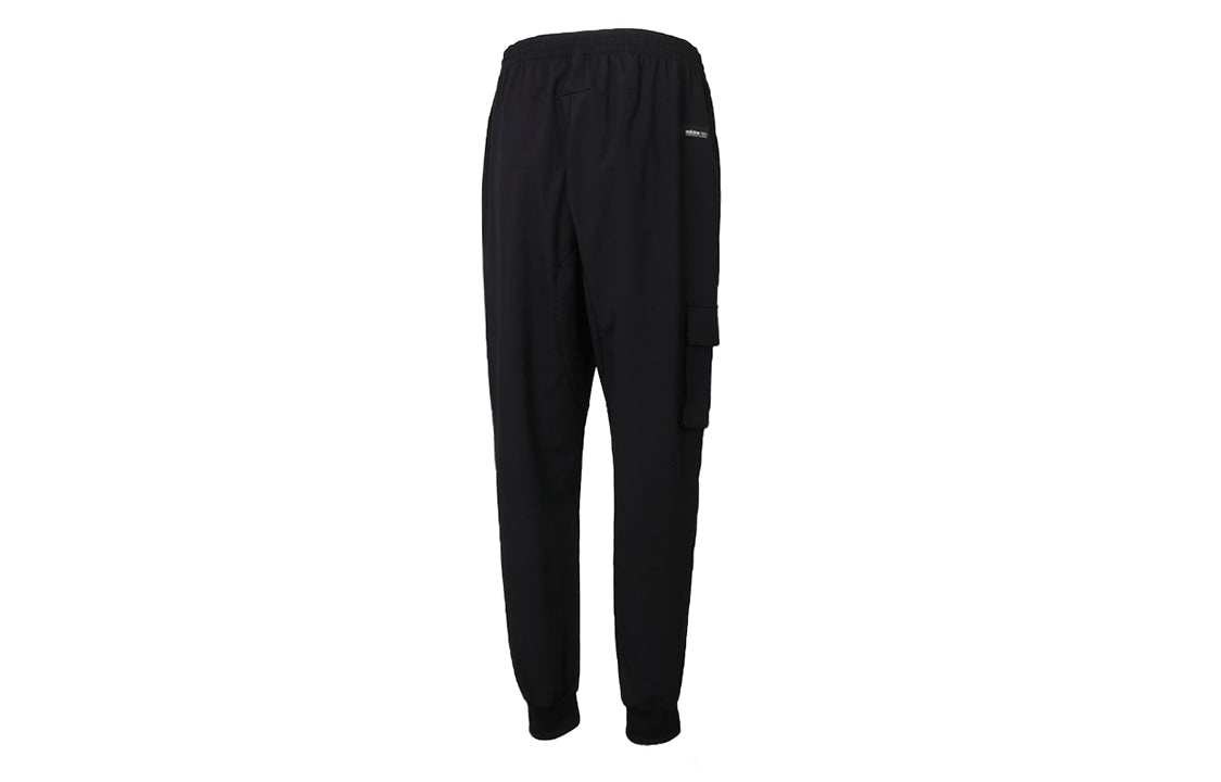 adidas neo Running Training Cozy Breathable Casual Woven Sports Pants Black GP4845 - 2