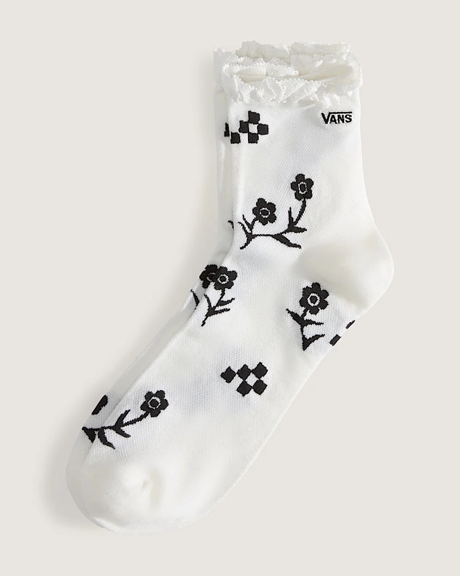Sereno Lace Crew Socks - 1