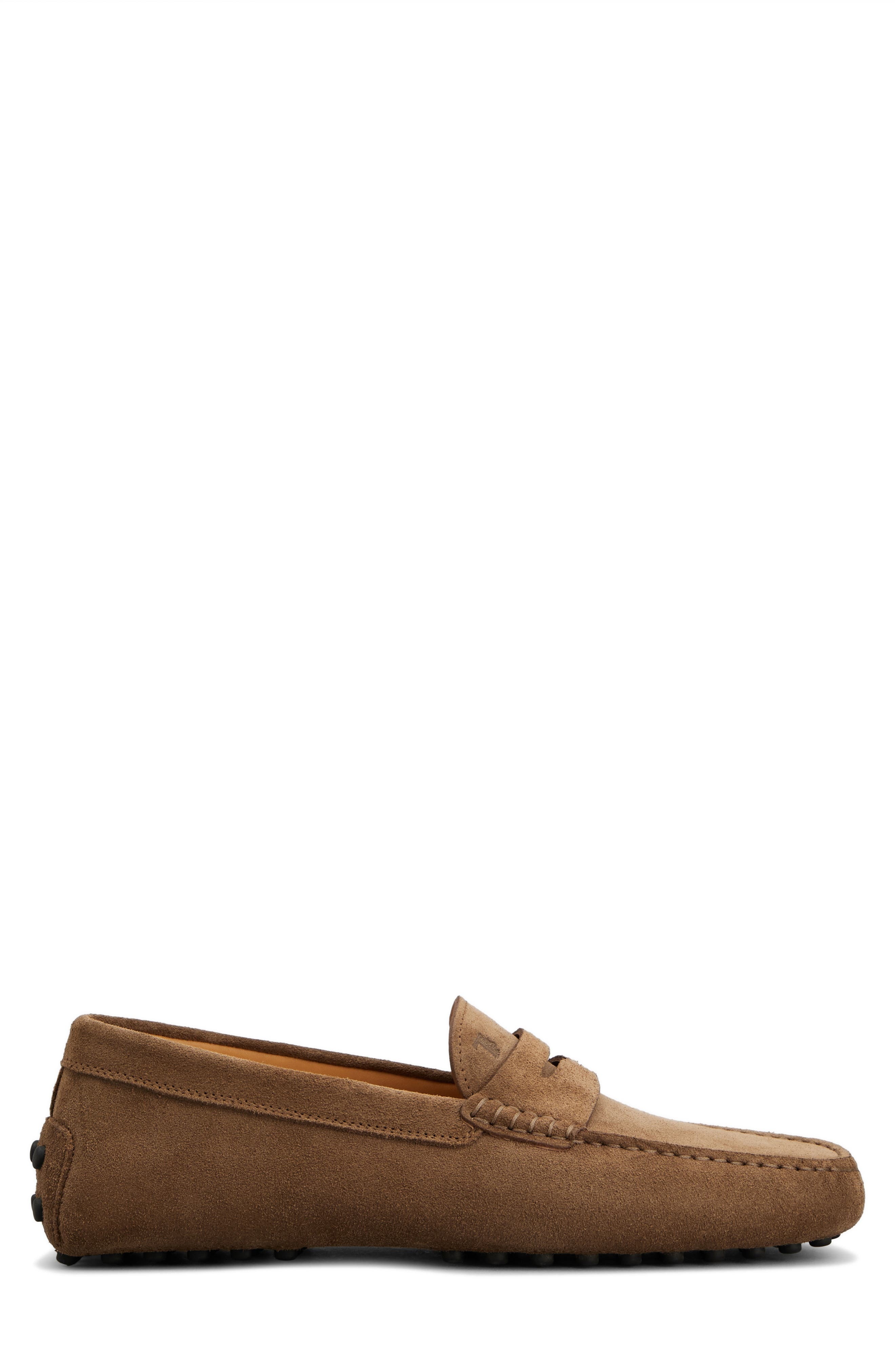 Tod's Calfskin Suede Driving Shoe in Noce Chiaro at Nordstrom - 3