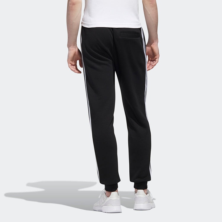 adidas neo M ESNTL 3S TP Bundle Feet Casual Sports Long Pants Black GJ8907 - 8